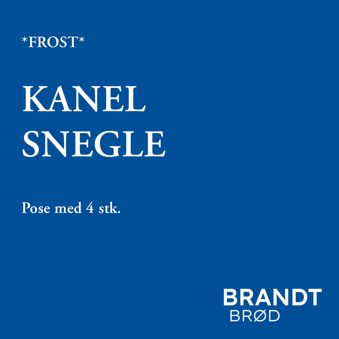 Hent i Sejs tirsdag d. 11/3 kl.16-16.30: 4 stk. Kanelsnegle *FROST*